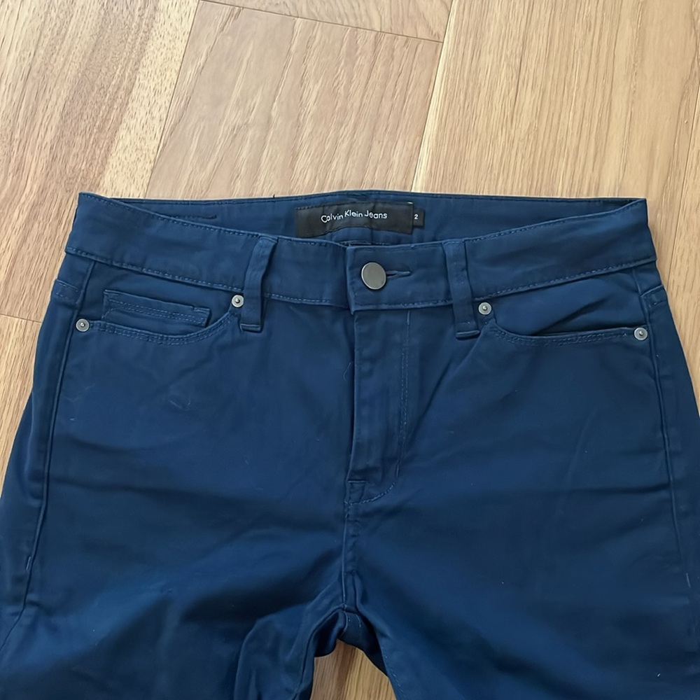 Calvin Klein Dark Blue Skinny pants - Picture 2 of 6